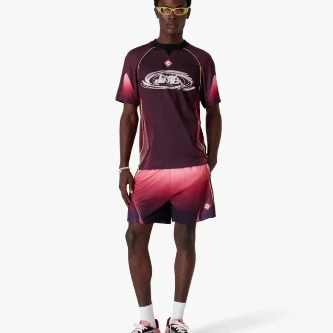 Aubergine Gradient Football Shorts Aubergine Gradient Football Shorts