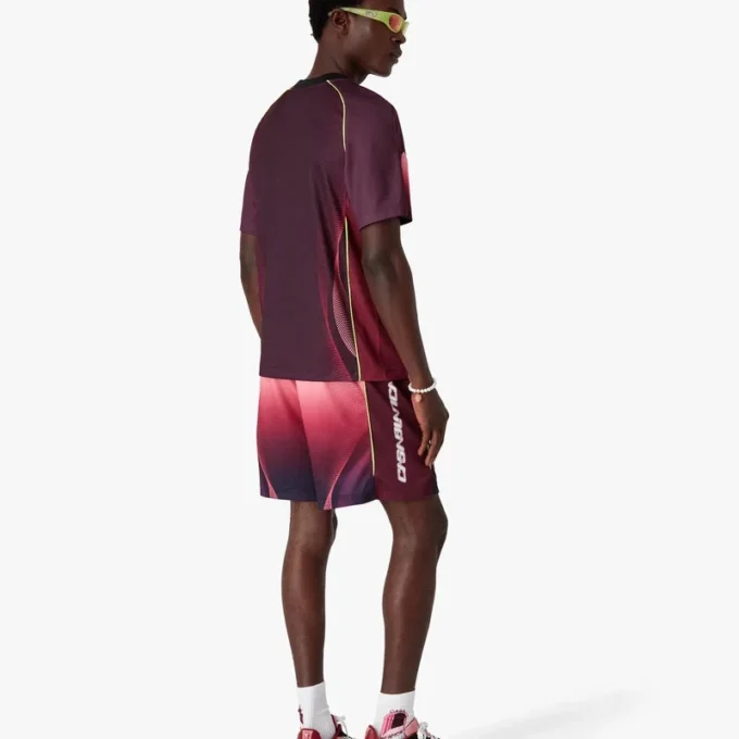 Aubergine Gradient Football Shorts Aubergine Gradient Football Shorts
