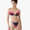 Aubergine Gradient Triangle Bikini Top Aubergine Gradient Triangle Bikini Top