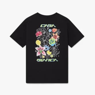 Black Graffiti Short Sleeve T-Shirt