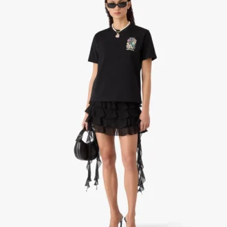 Black Graffiti Short Sleeve T-Shirt