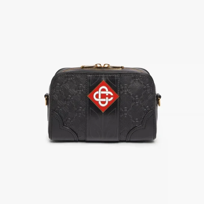 Black Monogram Crossbody Bag Black Monogram Crossbody Bag