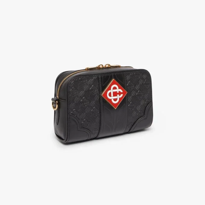 Black Monogram Crossbody Bag Black Monogram Crossbody Bag