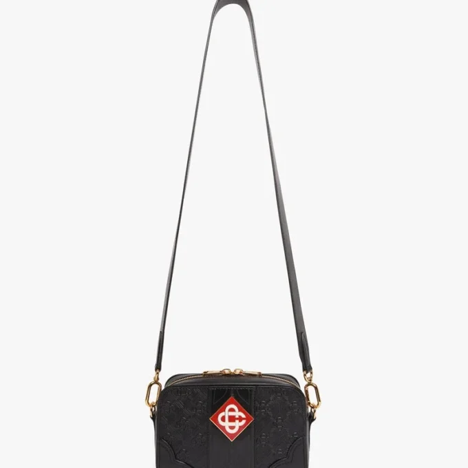 Black Monogram Crossbody Bag Black Monogram Crossbody Bag
