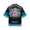 Blades Short Sleeve Silk Satin Shirt Blades Short Sleeve Silk Satin Shirt
