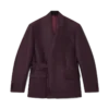 Blend Tailored Wool Silk Wrap Jacket Blend Tailored Wool Silk Wrap Jacket