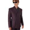 Blend Tailored Wool Silk Wrap Jacket Blend Tailored Wool Silk Wrap Jacket