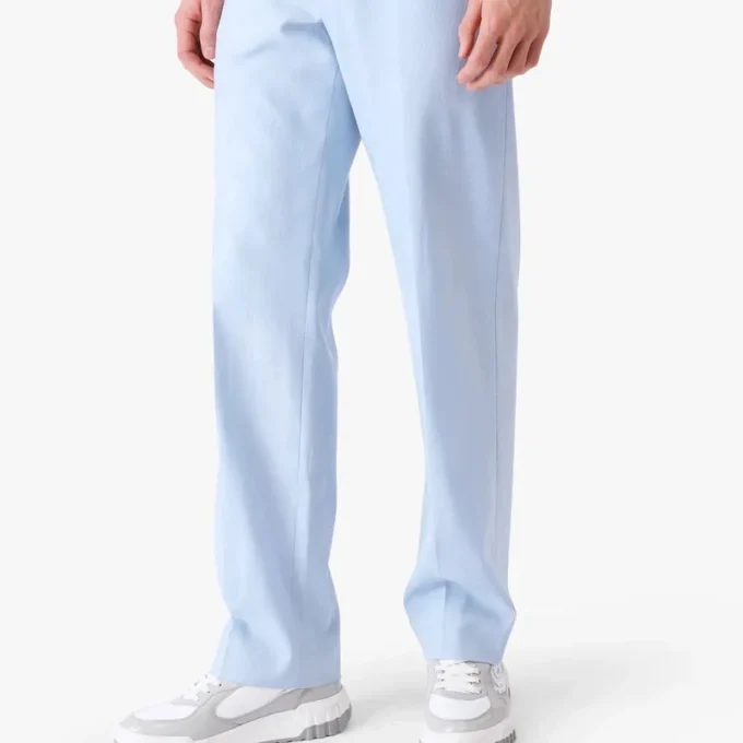 Blue Monogram Tailored Jacquard Trousers Blue Monogram Tailored Jacquard Trousers