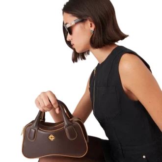 Brown Micro Bowling Bag Brown Micro Bowling Bag
