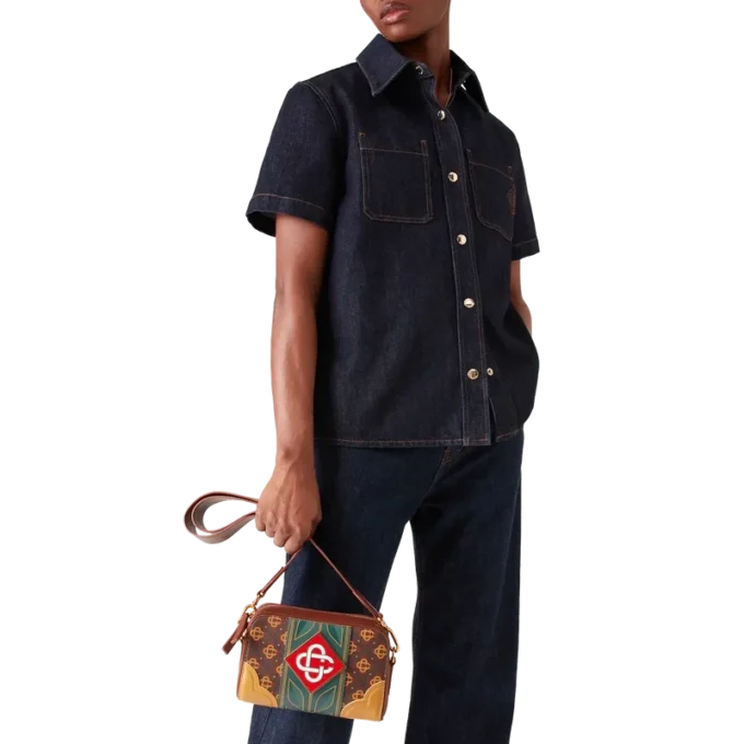 Brown Monogram Crossbody Bag Brown Monogram Crossbody Bag