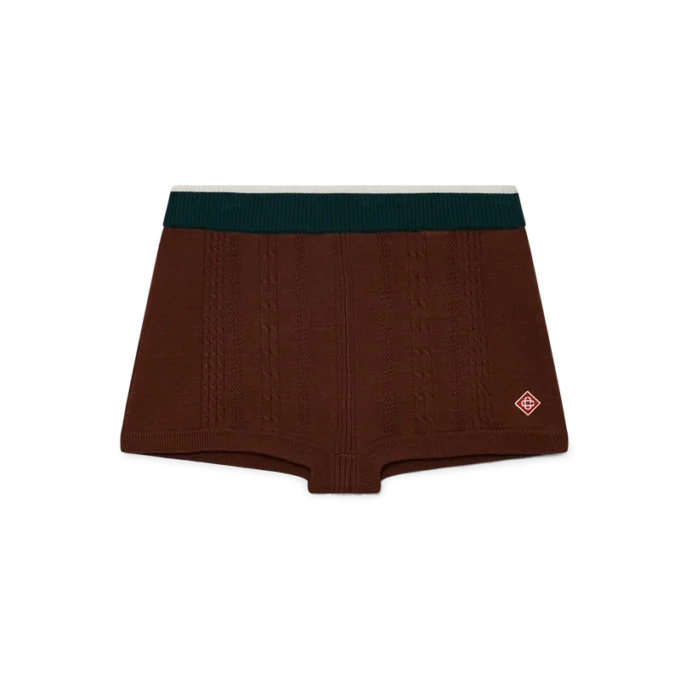 Cable Knit Mini Shorts Cable Knit Mini Shorts