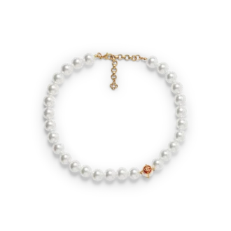 Caged Pearl Necklace