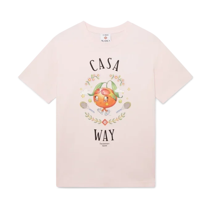 Casa Way Orange Mascot Short Sleeve T-Shirt