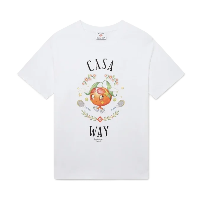 Casa Way Orange Mascot Short Sleeve T-Shirt