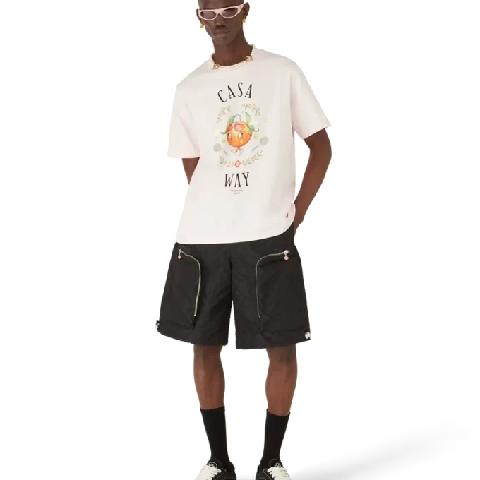 Casa Way Orange Mascot Short Sleeve T-Shirt