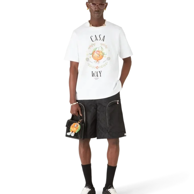 Casa Way Orange Mascot Short Sleeve T-Shirt