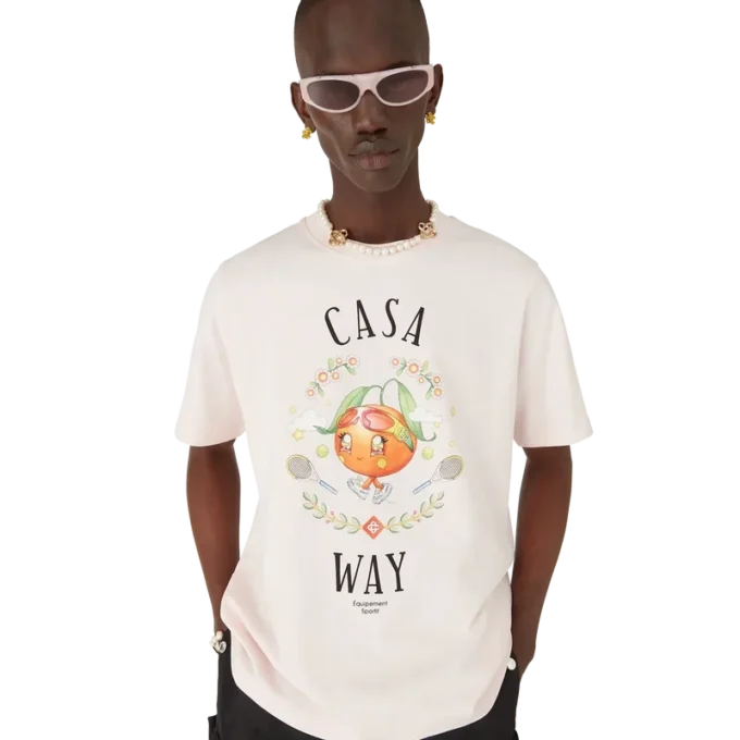 Casa Way Orange Mascot Short Sleeve T-Shirt