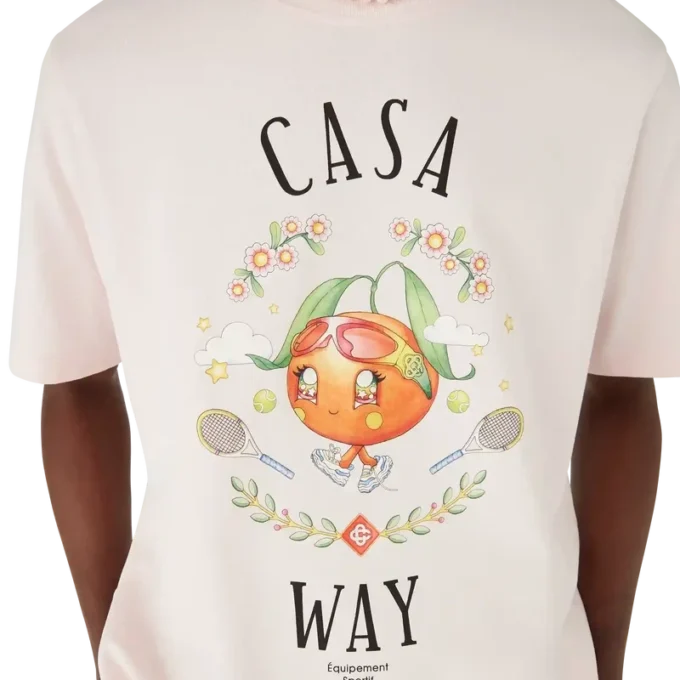 Casa Way Orange Mascot Short Sleeve T-Shirt