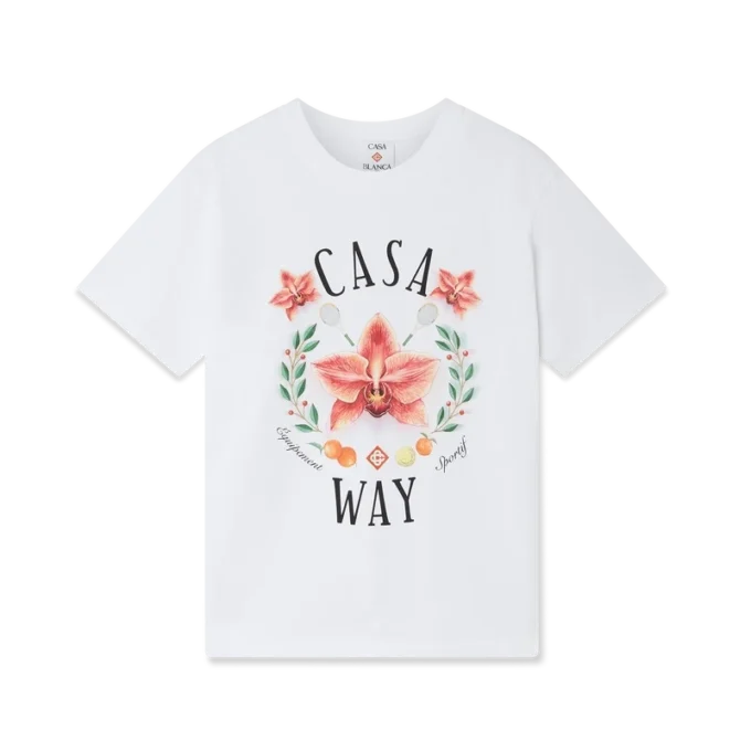 Casa Way Orchid Logo Short Sleeve T-Shirt