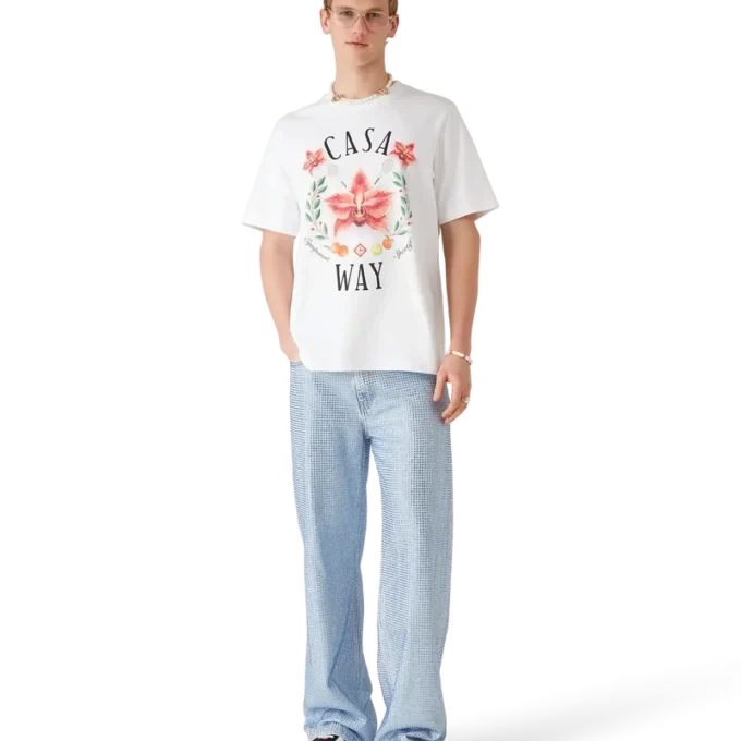 Casa Way Orchid Logo Short Sleeve T-Shirt