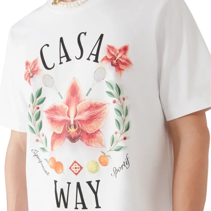 Casa Way Orchid Logo Short Sleeve T-Shirt