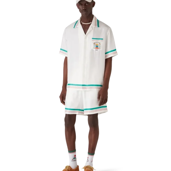 Casa Way Short Sleeve Silk Shirt