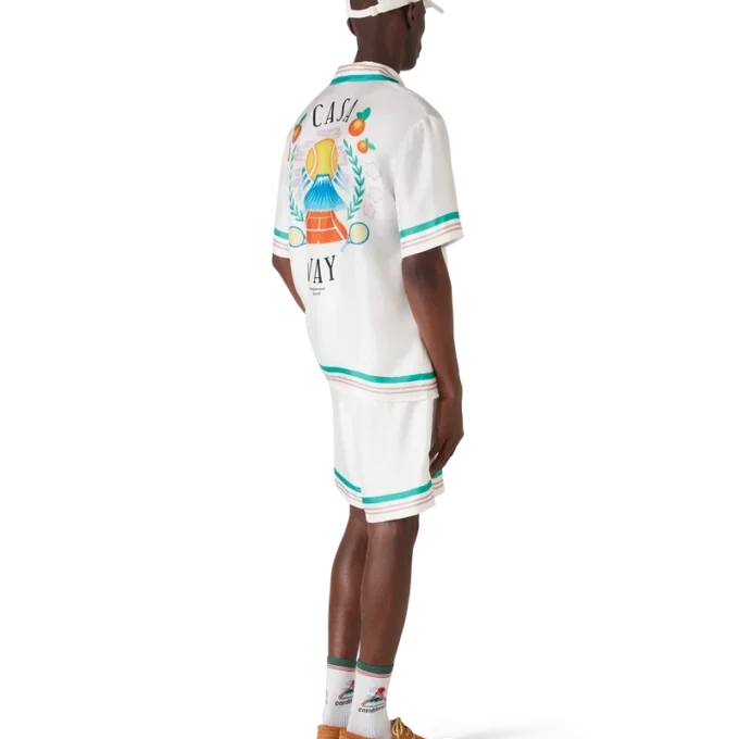 Casa Way Short Sleeve Silk Shirt