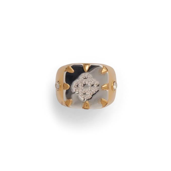 Cc Logo Signet Ring Cc Logo Signet Ring