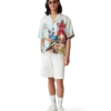 Celebration Du Sport Short Sleeve Silk Shirt Celebration Du Sport Short Sleeve Silk Shirt