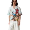 Celebration Du Sport Short Sleeve Silk Shirt Celebration Du Sport Short Sleeve Silk Shirt