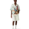 Celebration Du Sport Short Sleeve Silk Shirt Celebration Du Sport Short Sleeve Silk Shirt