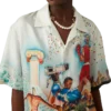 Celebration Du Sport Short Sleeve Silk Shirt Celebration Du Sport Short Sleeve Silk Shirt