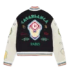 Chenille Patchwork Bomber Jacket Chenille Patchwork Bomber Jacket