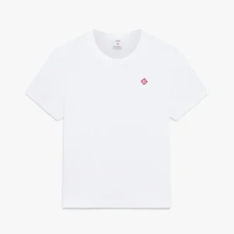 Classic Embroidery Patch Fitted Short Sleeve T-Shirt Classic Embroidery Patch Fitted Short Sleeve T-Shirt