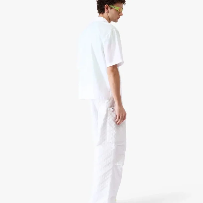 Collage D’icones Graphiques Embroidered Short Sleeve Shirt
