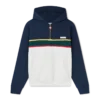 Colourblock Quarter Zip Hooded Sweatshirt Colourblock Quarter Zip Hooded Sweatshirt