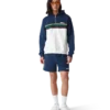 Colourblock Quarter Zip Hooded Sweatshirt Colourblock Quarter Zip Hooded Sweatshirt