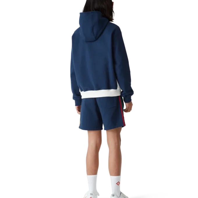 Colourblock Quarter Zip Hooded Sweatshirt Colourblock Quarter Zip Hooded Sweatshirt