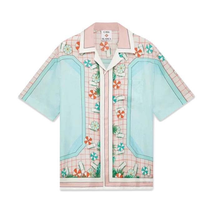 Copacabana Short Sleeve Silk Shirt Copacabana Short Sleeve Silk Shirt