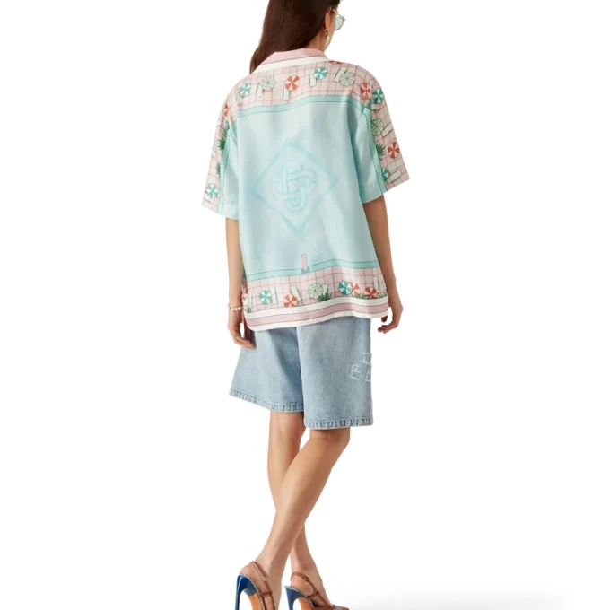 Copacabana Short Sleeve Silk Shirt Copacabana Short Sleeve Silk Shirt