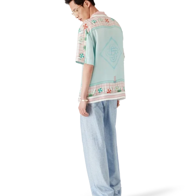 Copacabana Short Sleeve Silk Shirt Copacabana Short Sleeve Silk Shirt