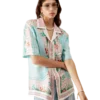 Copacabana Short Sleeve Silk Shirt Copacabana Short Sleeve Silk Shirt