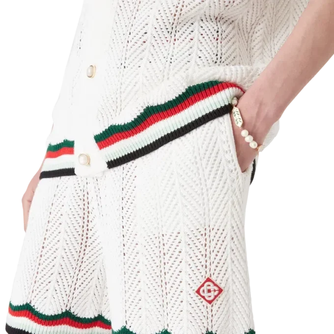 Cotton Chevron Crochet Shorts Cotton Chevron Crochet Shorts