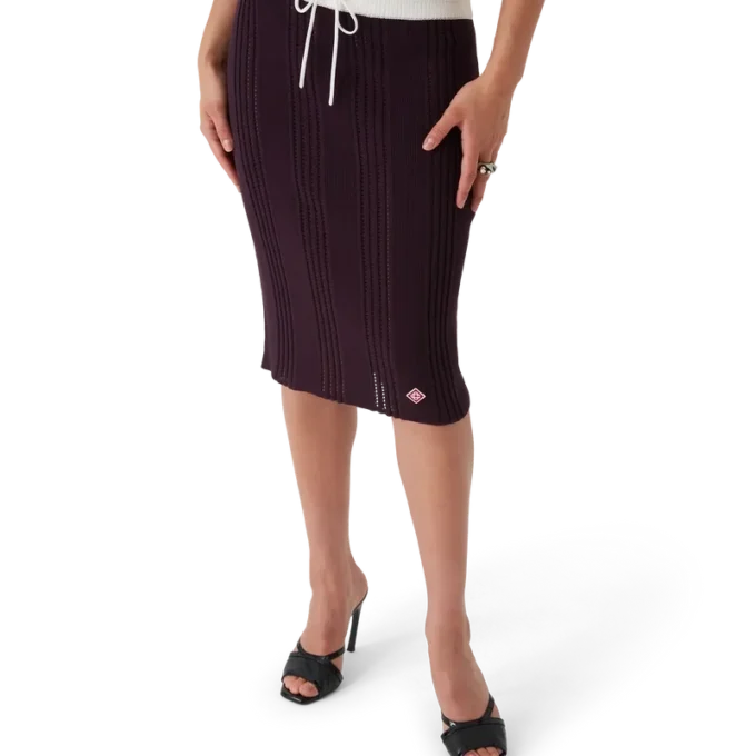 Cotton Knit Midi Skirt Cotton Knit Midi Skirt