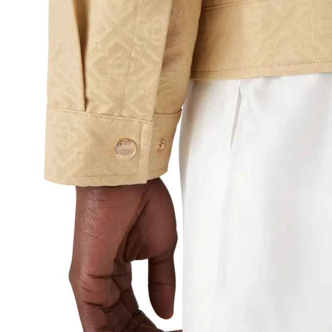 Cotton Monogram Jacquard Jacket Cotton Monogram Jacquard Jacket