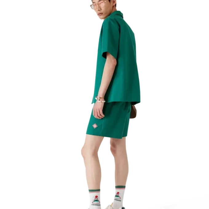Cotton Monogram Jacquard Shorts