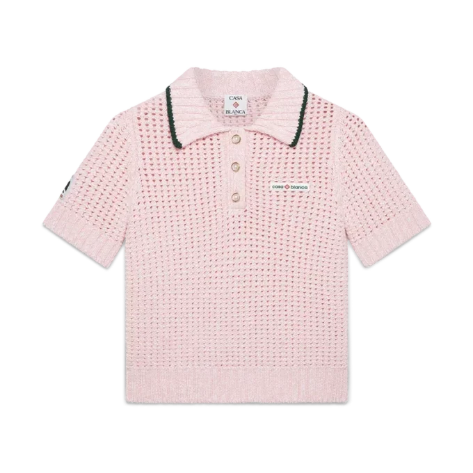 Cotton Moulina Polo Shirt