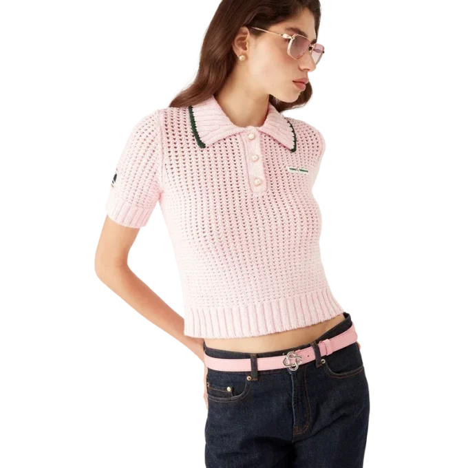 Cotton Moulina Polo Shirt