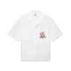 Cotton Poplin Embroidered Short Sleeve Shirt Cotton Poplin Embroidered Short Sleeve Shirt