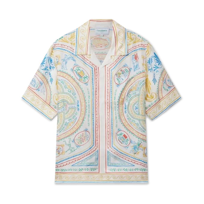 Crayon Vase Silk Shirt